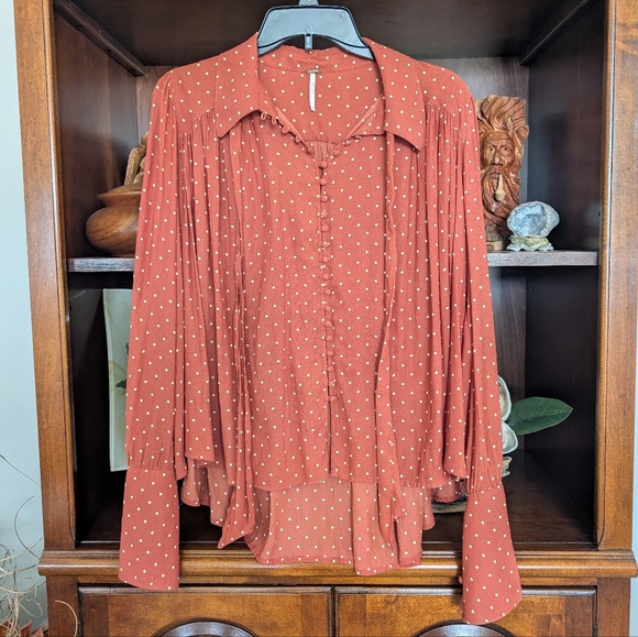Free People Blouse Size S/P - Picture 9 of 13